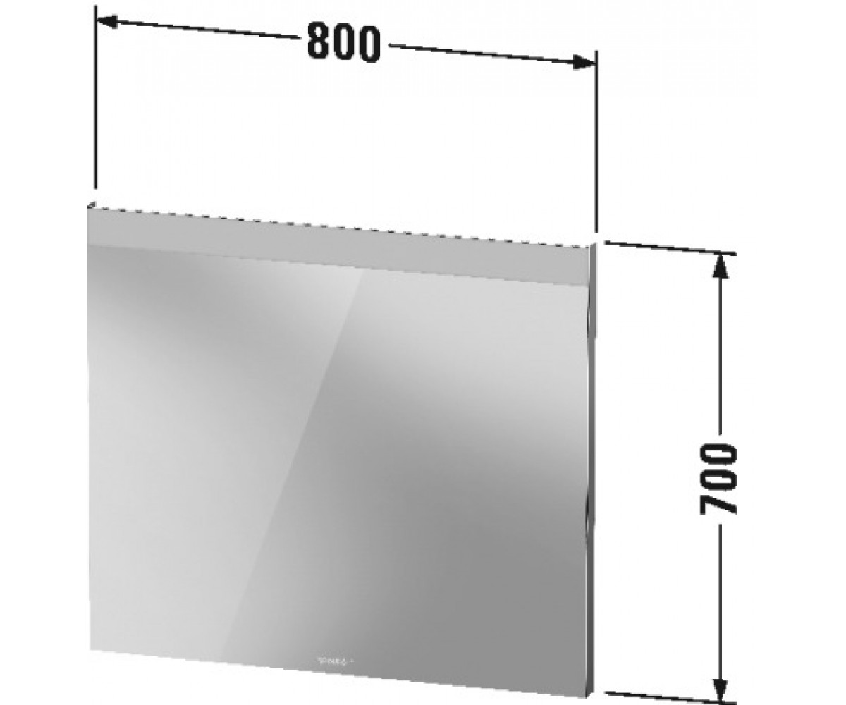 Зеркало с подсветкой  LIGHT AND MIRROR LM783600000:Чертеж 