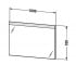 Зеркало с подсветкой 100х70 см  LIGHT AND MIRROR LM783700000:Чертеж 