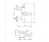 Смеситель для ванны  THERMOSTATIC М 662 102102340:Чертеж 