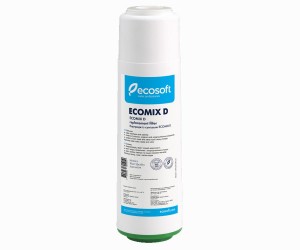 Картридж з сумішшю EcomixD531 Ecosoft 2.5х10, видаляє жорсткість, хлор, залізо, марганець, органіку ECOSOFT  CRV2510ECO