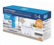 Комплект универсальных сменных картриджей 3+1 ECOSOFT  CRVKAB4