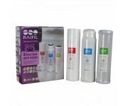 Комплект картриджів Raifil 1-2-3 violet (2 вугілля+поліпропілен) ECOSOFT  RAIFILCOALTRIOCOMPLECT