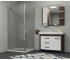 Кабина левая с поддоном 90х90 см  RUDAS 599-001/L 3 BOXES:Фото 2