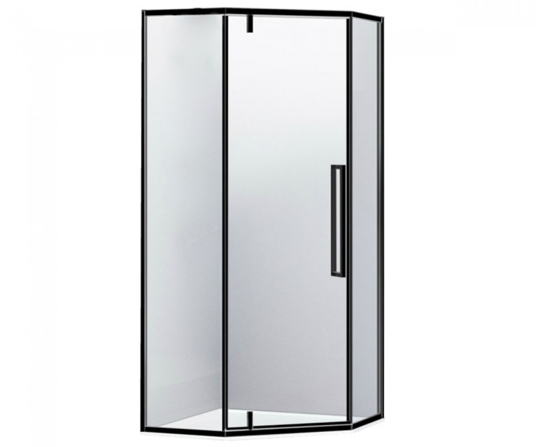 П`ятикутна кабіна 90х90 см EGER LANY 599-552 BLACK 599-552 BLACK