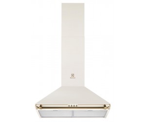 Витяжка Electrolux купольна Rococo, 60см, 420м куб год., шампань ELECTROLUX  EFC226V