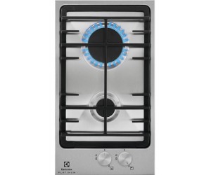 Варильна поверхня Electrolux газова, 30см, чавун, доміно, нерж ELECTROLUX  EGG3322NVX