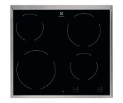 Варильна поверхня Electrolux електрична склокерамічна, 60см, чорний ELECTROLUX  EHF6240XXK