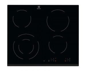 Варильна поверхня Electrolux електрична склокерамічна, 60см, чорний ELECTROLUX  EHF6241FOK