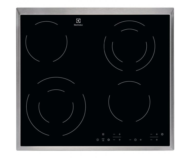 Варильна поверхня Electrolux електрична склокерамічна, 60см, чорний ELECTROLUX  EHF6342XOK EHF6342XOK