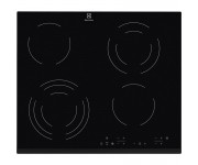 Варильна поверхня Electrolux електрична склокерамічна, 60см, чорний ELECTROLUX  EHF6343FOK