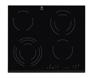 Варильна поверхня Electrolux електрична склокерамічна, 60см, чорний ELECTROLUX  EHF6343FOK