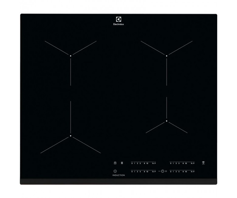 Варильна поверхня Electrolux індукційна, 60см, Hob2Hood, чорний ELECTROLUX  EIT61443B EIT61443B