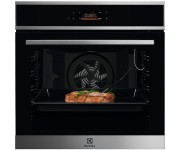 Духова шафа Electrolux електрична, 72л, A+, пара, дисплей, конвекція, піроліз, телескопічні напрямні, чорний ELECTROLUX  EOE8P39WX