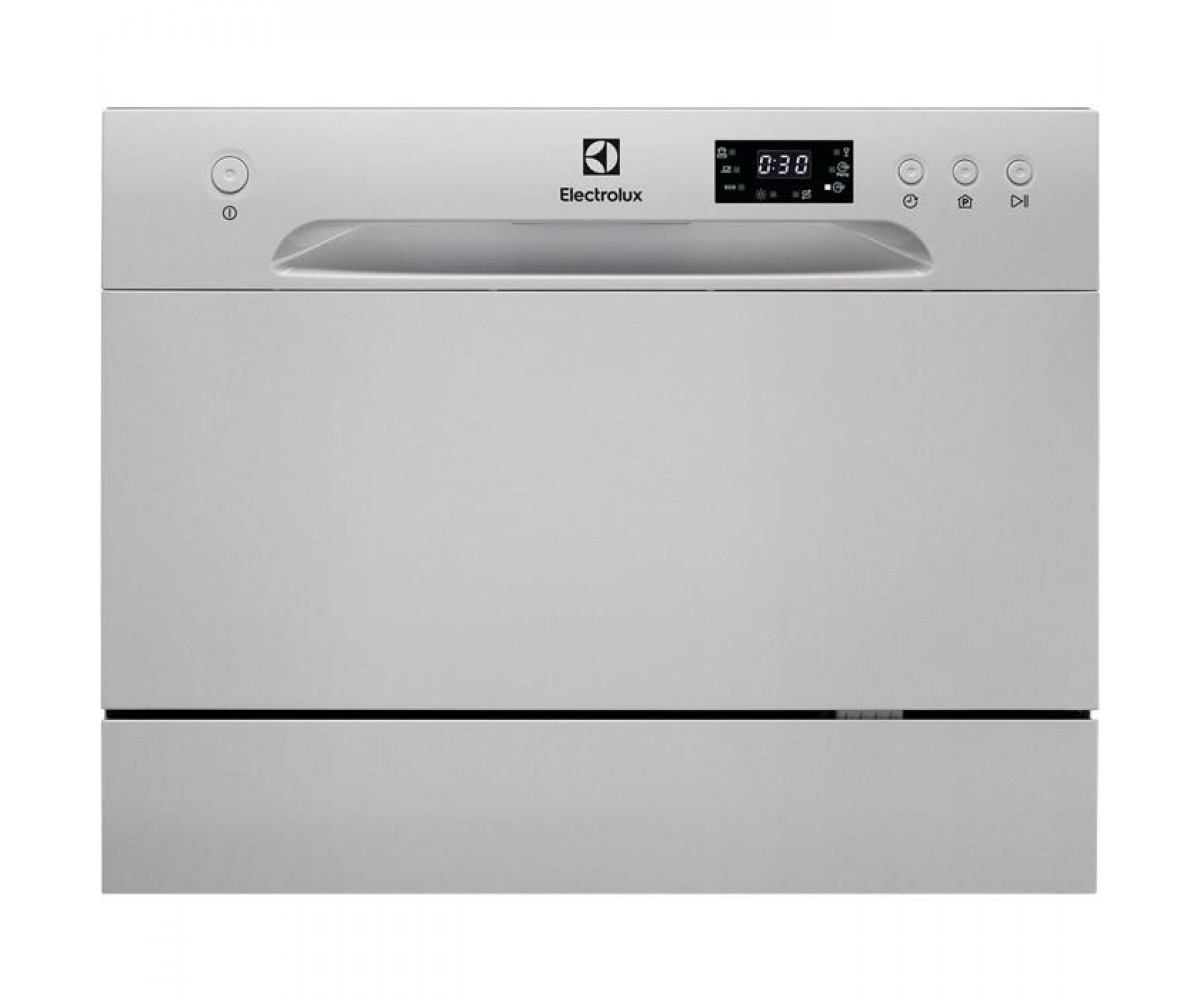 Посудомийна машина Electrolux настільна, 6компл., F, 55см, дисплей, сірий ELECTROLUX  ESF2400OS ESF2400OS