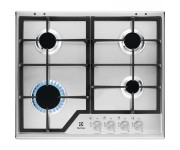 Варильна поверхня Electrolux газова, 60см, чавун, нерж ELECTROLUX  KGS6426SX