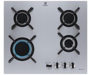 Варильна поверхня Electrolux газова, 60см, чавун, нерж ELECTROLUX  KGU643723Z