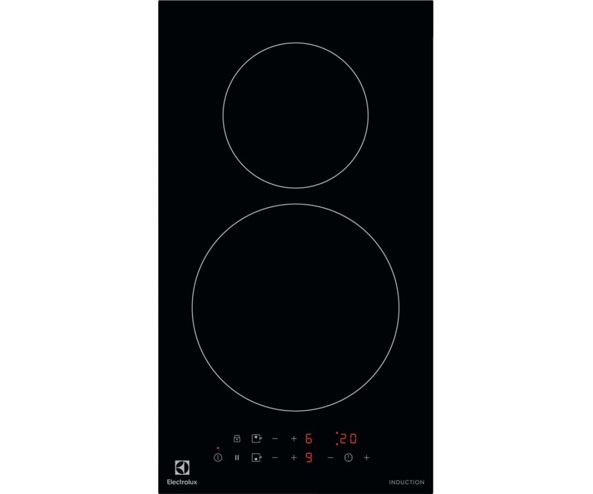 Варильна поверхня Electrolux індукційна, 30см, Доміно, чорний ELECTROLUX  LIT30230C LIT30230C