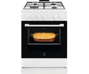 Плита Electrolux газова, 59л, 60x60см, білий  ELECTROLUX LKG604012W