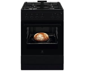 Плита Electrolux газова, 59л, 60x60см, чавун, чорний  ELECTROLUX LKG604013K
