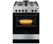 Плита Electrolux газова, 59л, 60x60см, чавун, нерж ELECTROLUX  LKG604013X