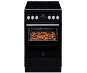 Плита Electrolux електрична склокерамічна, 58л, 50x60см, конвекція, пара, чорний ELECTROLUX  LKR564275K