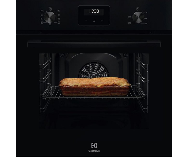 Духова шафа Electrolux електрична, 65л, A, дисплей, конвекція, телескопічні напрямні, чорний ELECTROLUX  LOF3H10BK LOF3H10BK