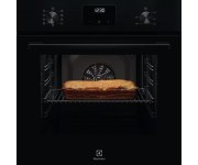 Духова шафа Electrolux електрична, 65л, A, дисплей, конвекція, телескопічні напрямні, чорний ELECTROLUX  LOFGF00BK