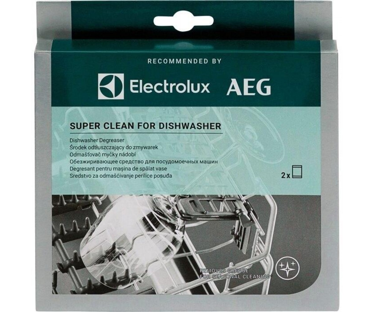 Знежирювач Electrolux для посудомийних машин, 2x50гр ELECTROLUX  M2DCP051 M2DCP051