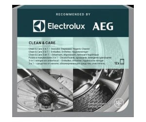 Набір Electrolux для чищення пральних та посудомийних машин, 12x50гр  ELECTROLUX M2GCP121