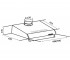 Вытяжка плоская 50 см  LINE I 50 BL 5540:Чертеж 