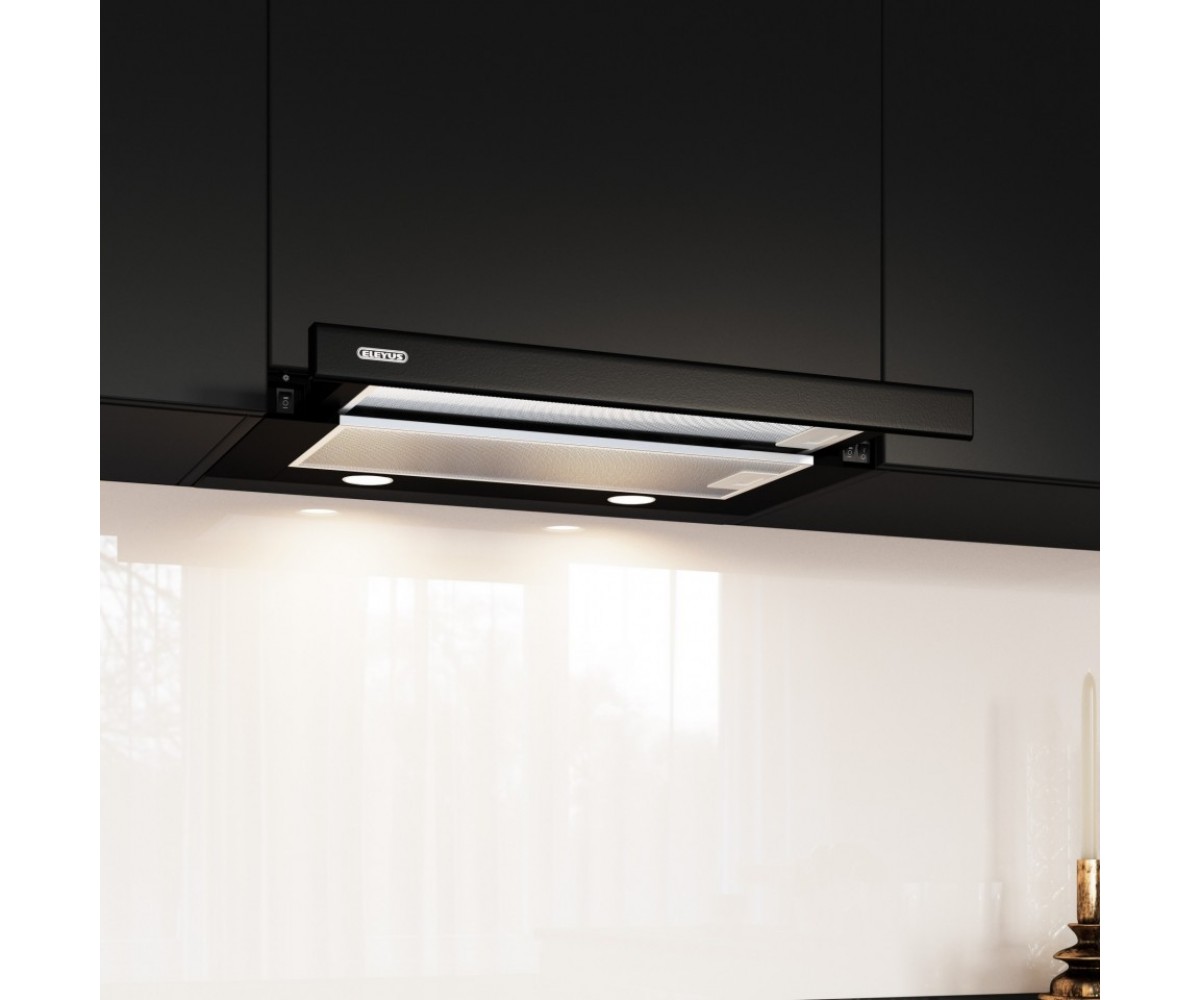 Вытяжка 60 см  STORM 1200 LED SMD 60 BL 6086:Фото 4