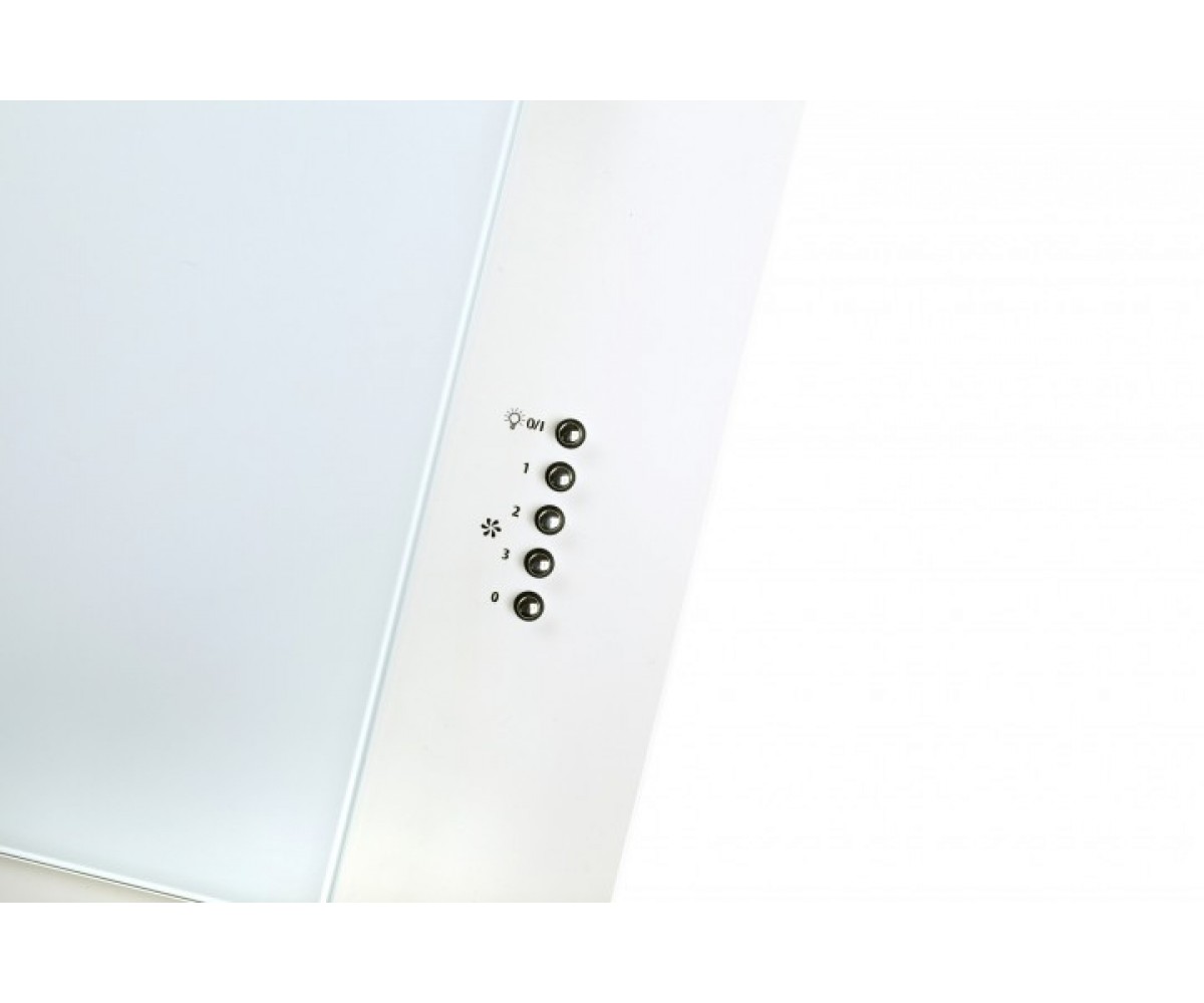 Вытяжка декоративная наклонная  TITAN A 750 LED SMD 60 WH 6123:Фото 2