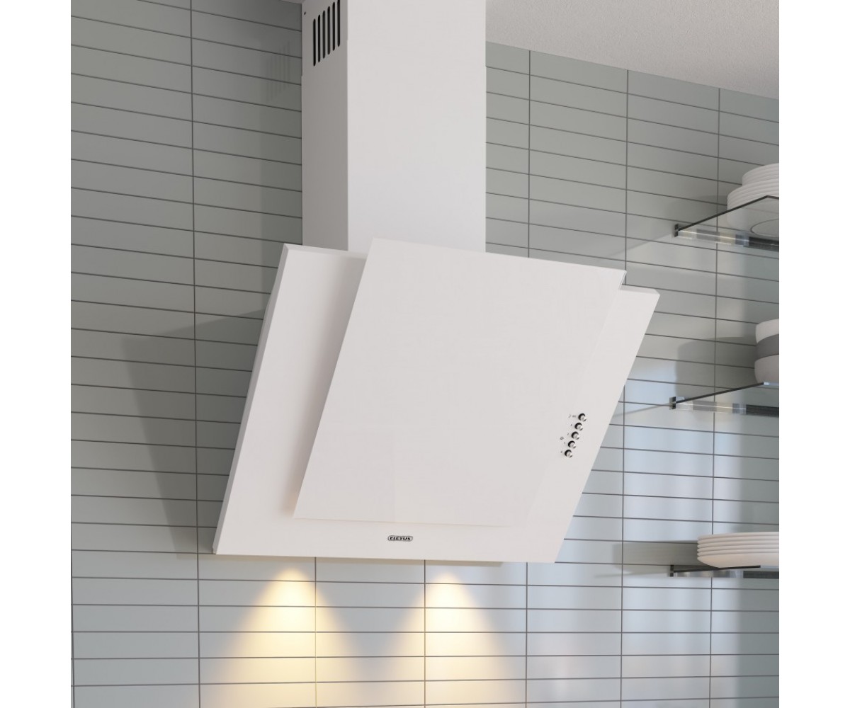 Вытяжка декоративная наклонная  TITAN A 750 LED SMD 60 WH 6123:Фото 5