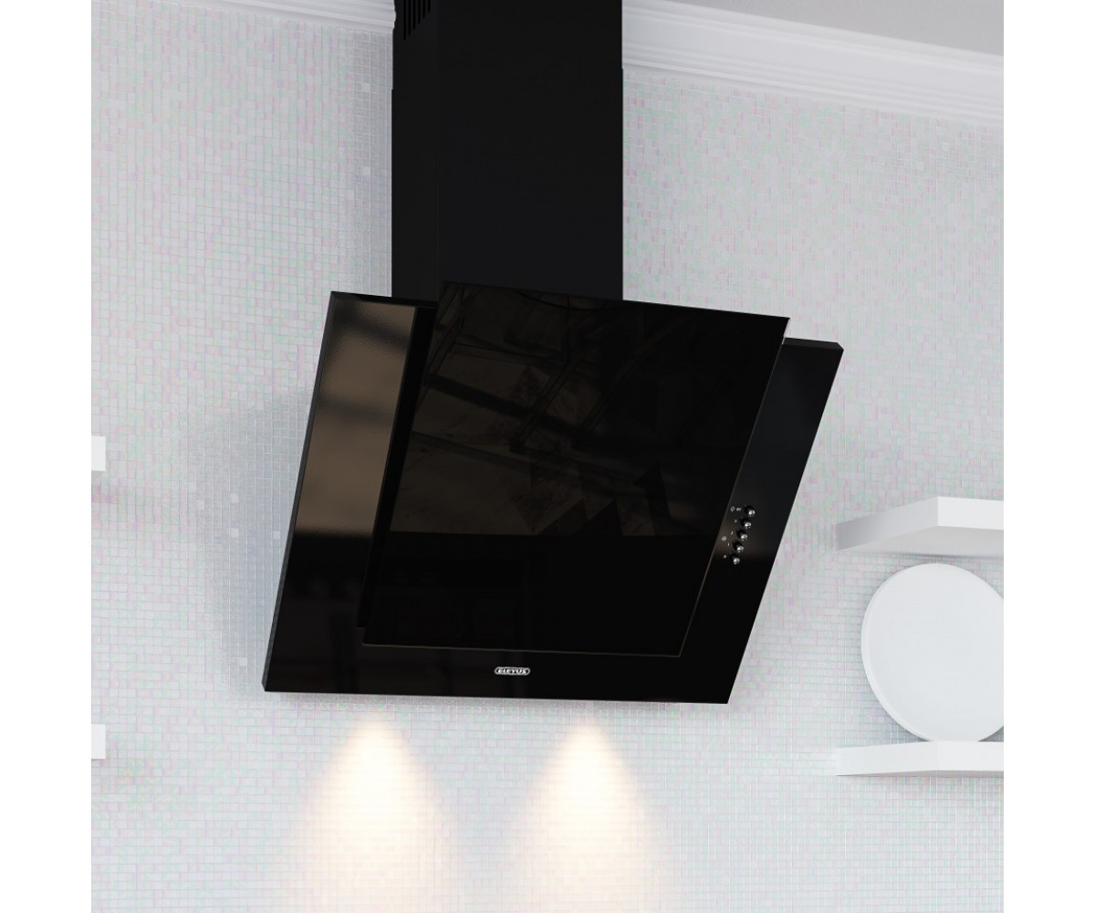 Вытяжка с декоративным стеклом  TITAN A 750 LED SMD 60 BL 6124:Фото 5
