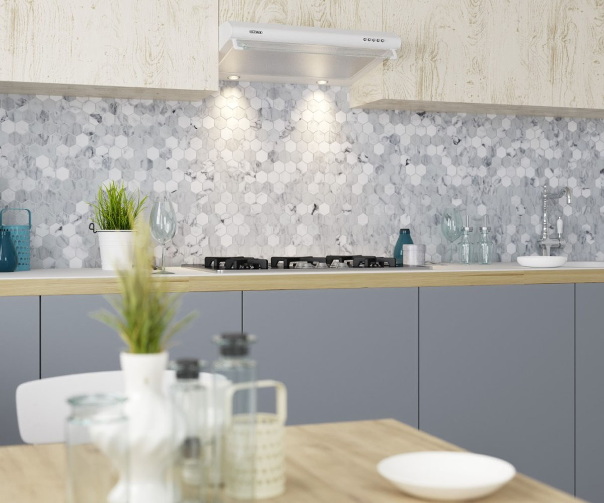 Плоская вытяжка 60 см  BONA ІІ LED SMD 60 WH 6567:Фото 8