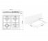 Газовая поверхность  VITA 60 WH CF 9370:Чертеж 