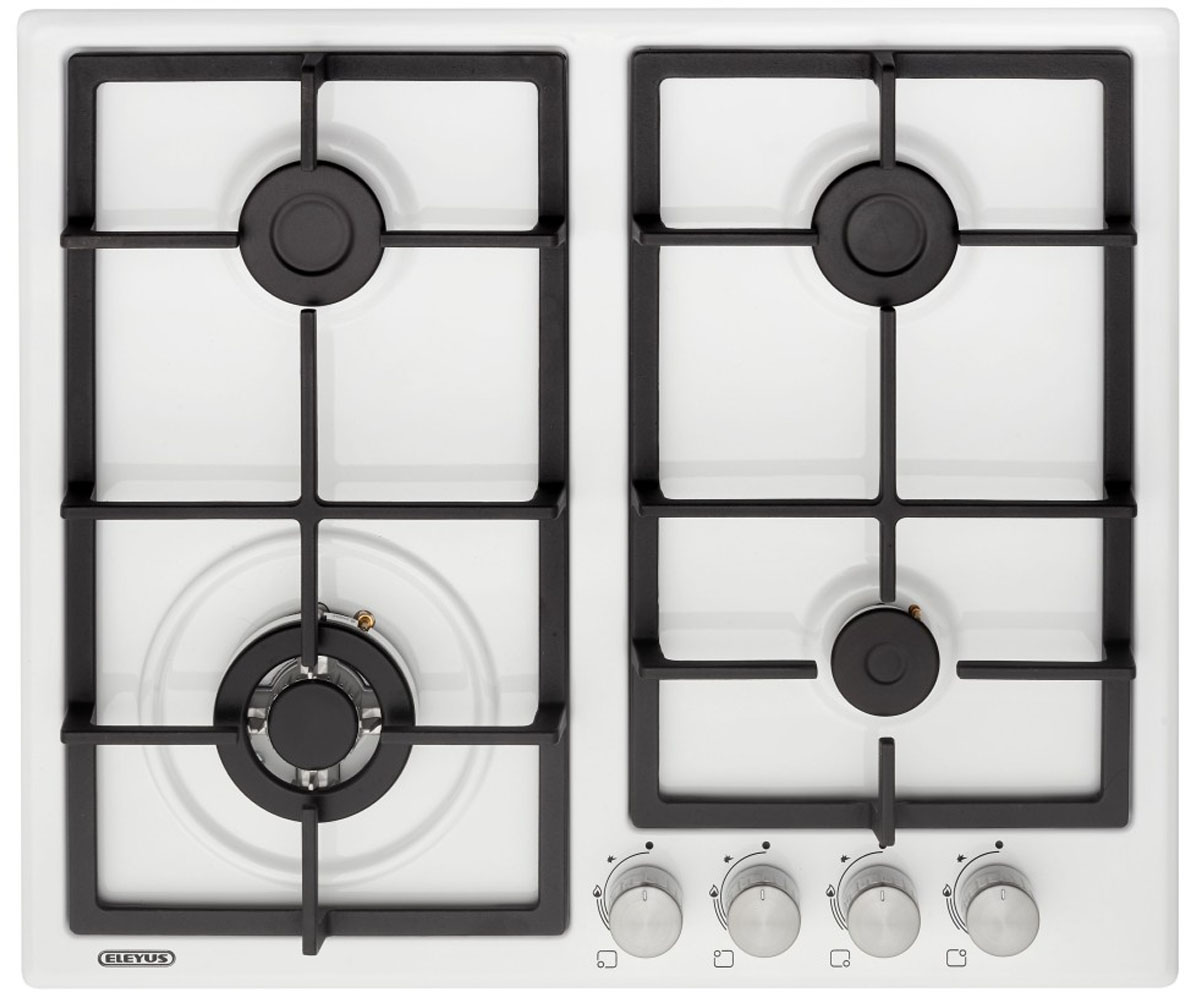 Поверхность газовая ELEYUS NIKA 60 WH CW 9684 9684