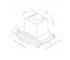 Слайдерная вытяжка  BOX IN BOX IN IX/A/90:Чертеж 