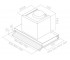 Полновстраиваемая вытяжка  BOX IN PLUS IXGL/A/120:Фото 4
