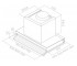 Полновстраиваемая вытяжка  BOX IN PLUS BOX IN PLUS IXGL/A/60:Чертеж 