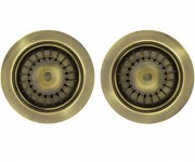 Бронзовый слив для мойки ELLECI  APM2VSCTPGO