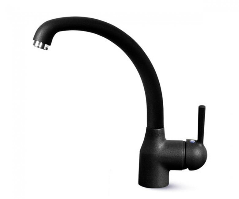 Гранітний кухонний змішувач ELLECI PO PO BLACK 86 PO BLACK 86