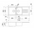 Мойка гранитная с двумя чашами  TEKNO 500 TEKNO 500 62:Чертеж 