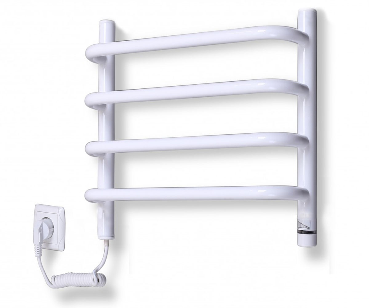Лівий полотенцесушитель ЕЛНА-СЕРВІС ЕЛНА-СЕРВІС СТАНДАРТ STANDART-4 WHITE 440X480 L STANDART-4 WHITE 440X480 L