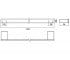 Вешалка для полотенец  LOFT BLACK 0560 133 80:Чертеж 