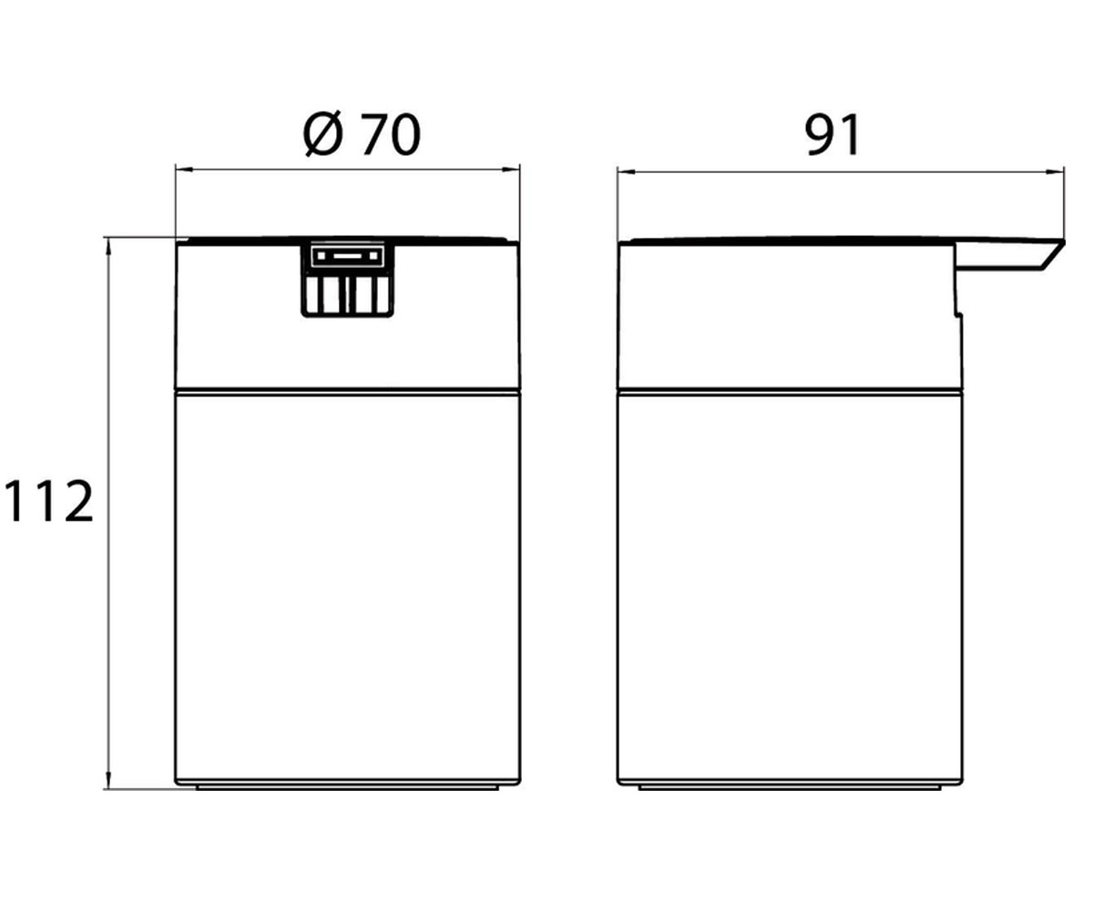 Настольный дозатор  SYSTEM 2 3521 001 11:Чертеж 