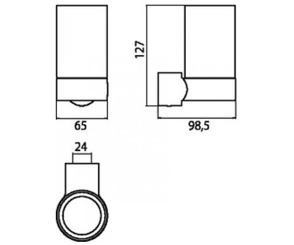 Стакан стеклянный  FINO 8420 001 00:Чертеж 