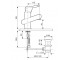 Смеситель для раковины  TWIST CBL6603:Чертеж 