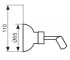 Держатель лейки  CO2529BR:Чертеж 