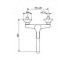 Смеситель для мойки  JOLLY CR10005G:Чертеж 